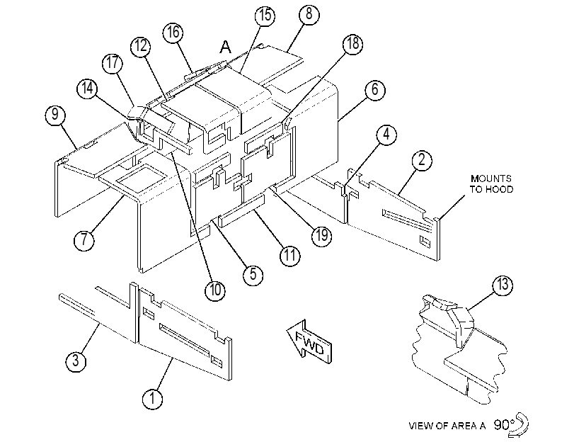 INSULATION GP-SOUND SUPPR 4725128 CAT