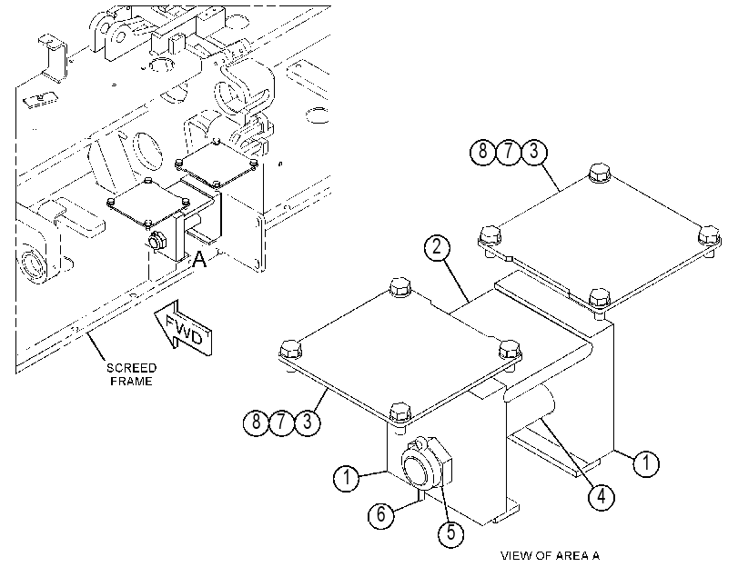 HINGE GP-END GATE 4763662 CAT