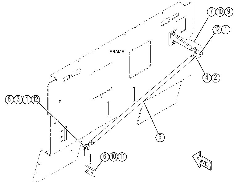 BRACE GP 3080736 CAT