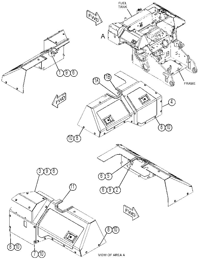 ENCLOSURE GP-FENDER 4444913 CAT