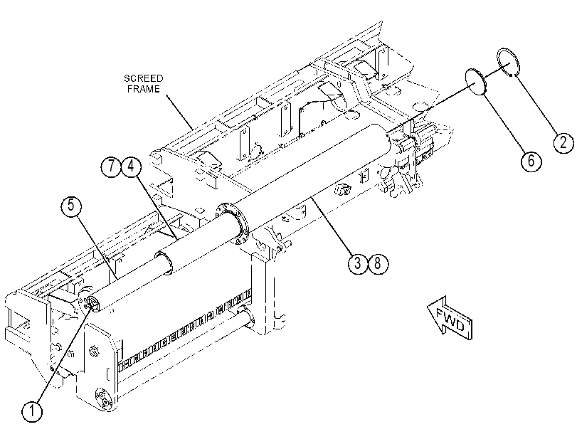 CYLINDER GP-SCREED EXTENSION 4763600 CAT