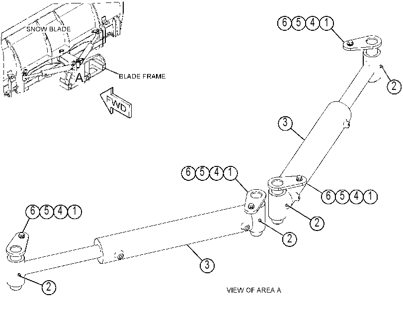 CYLINDER GP-BLADE 4837056 CAT