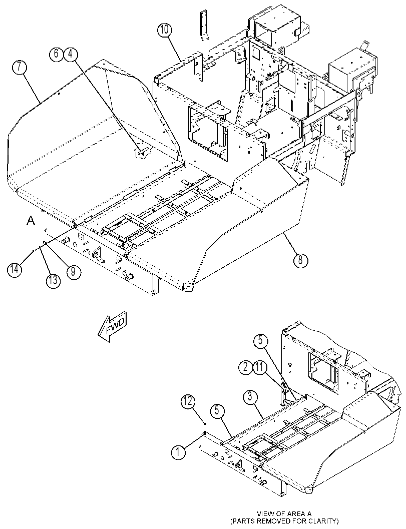FRAME GP-MAIN 3943270 CAT
