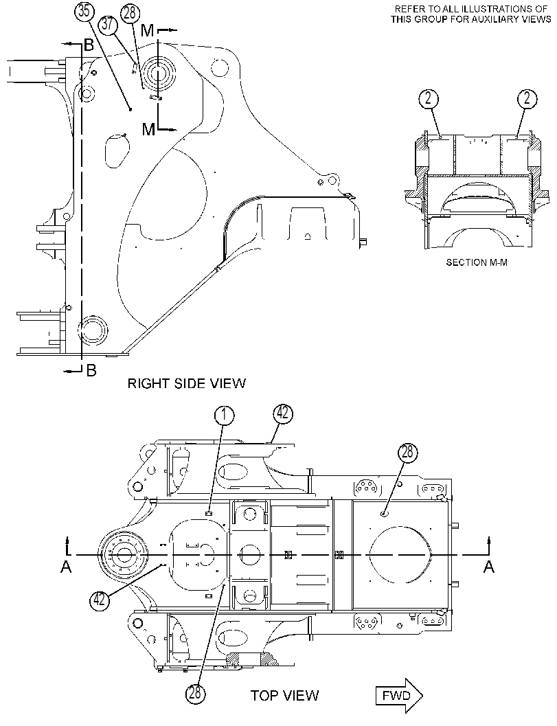 FRAME AS-LOADER 3894657 CAT