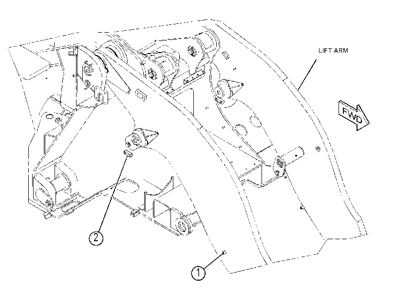 HARDWARE GP-LOADER FRAME 4488416 CAT