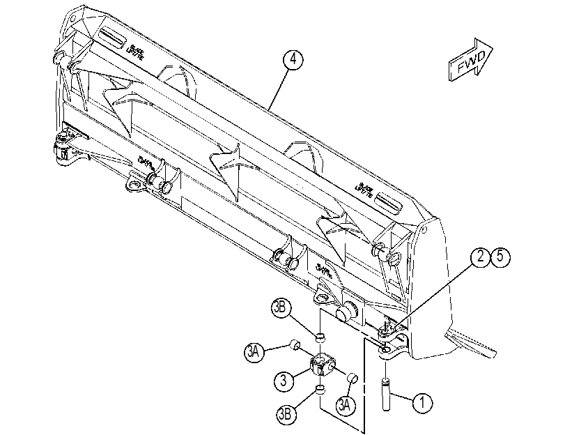 BLADE & EDGE GP-STRAIGHT 4805100 CAT