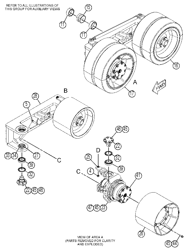 BOGIE GP-FRONT 3810718 CAT
