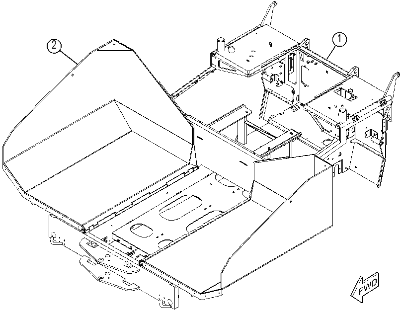 FRAME GP-MAIN 4518938 CAT