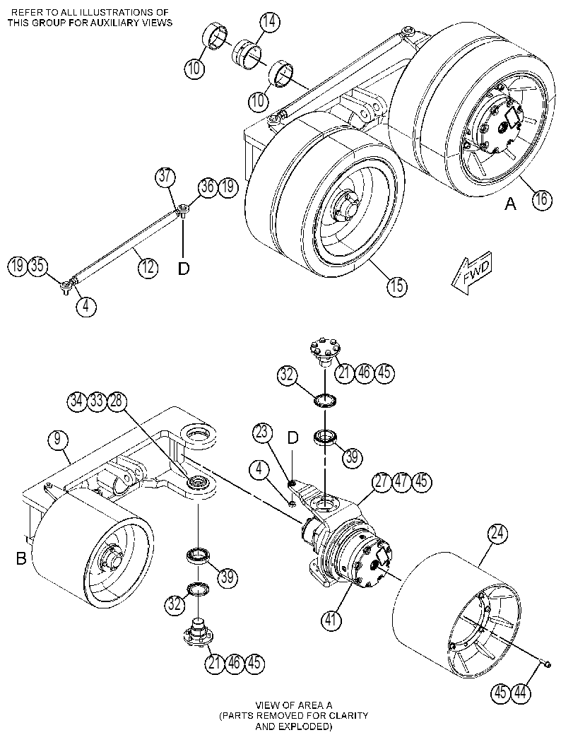 BOGIE GP-FRONT 3810719 CAT