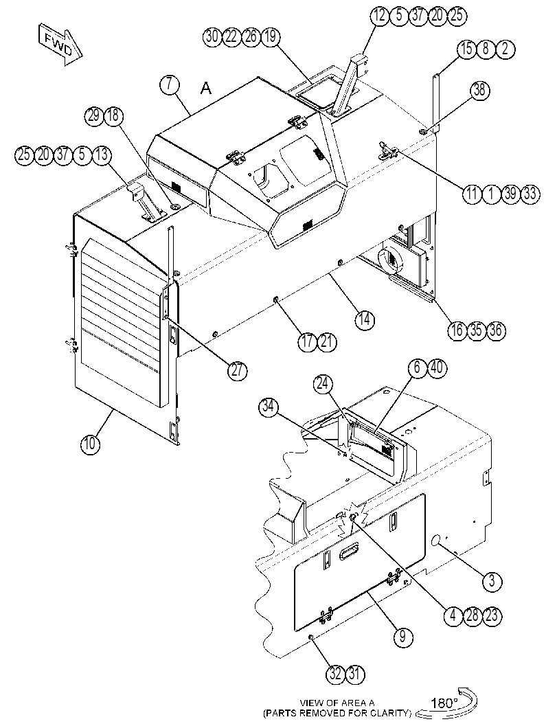 HOOD & DOOR GP 4725164 CAT