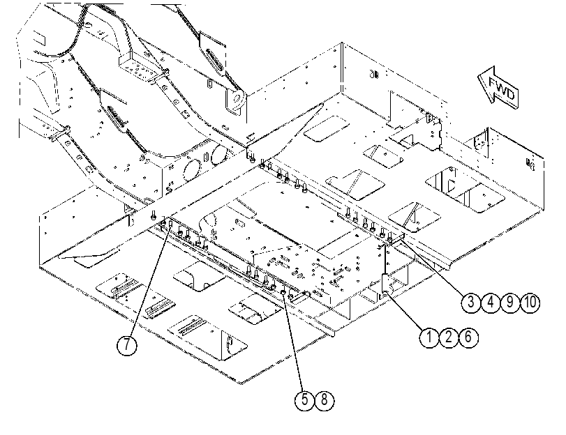 MOUNTING GP-GUARD 4208169 CAT