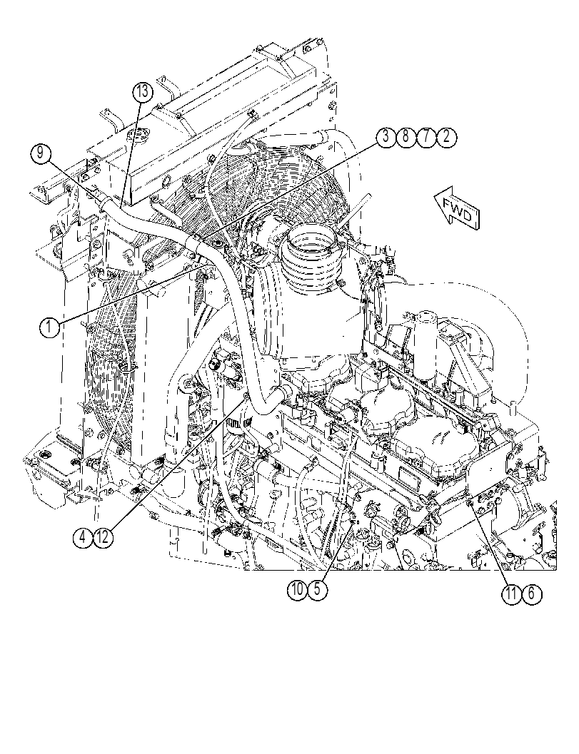 Система отвода газов 2395033 CAT