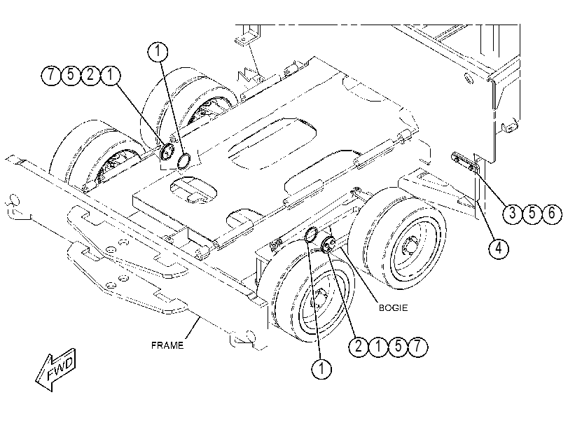 BOGIE GP 4692210 CAT