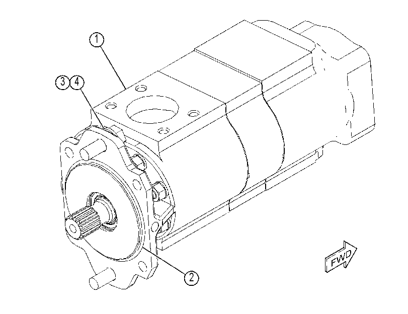 PUMP & MTG GP-STEERING 4680489 CAT