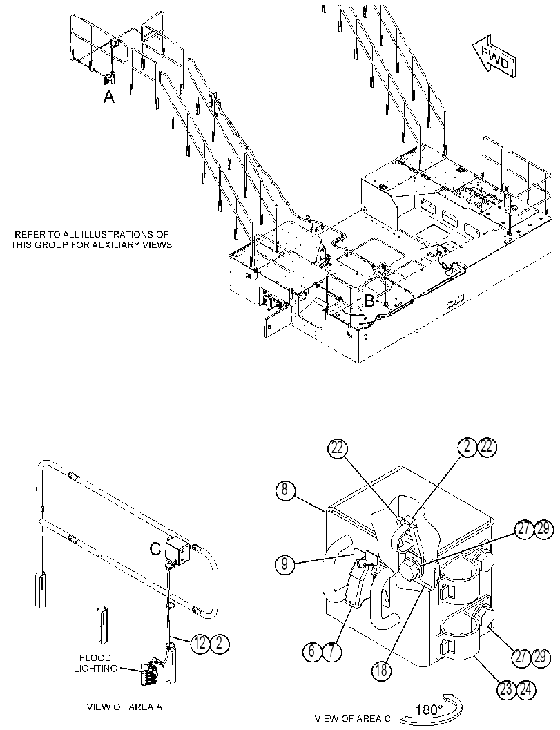 WIRING GP-OPERATOR LIFT 4356070 CAT