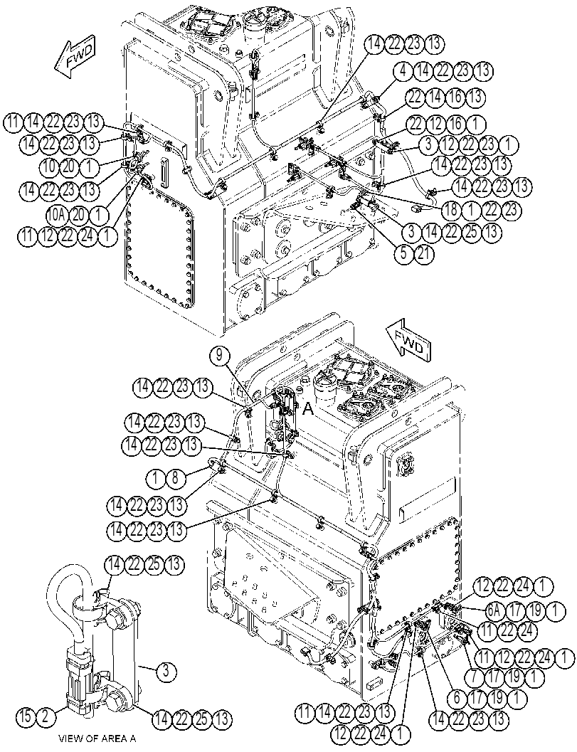WIRING GP-HYDRAULIC TANK 4187063 CAT