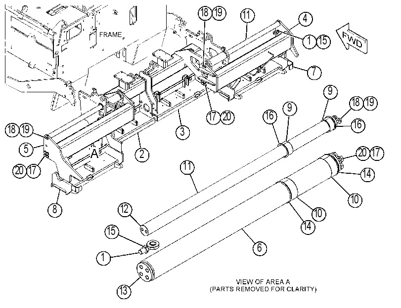 FRAME GP-SCREED 4504710 CAT