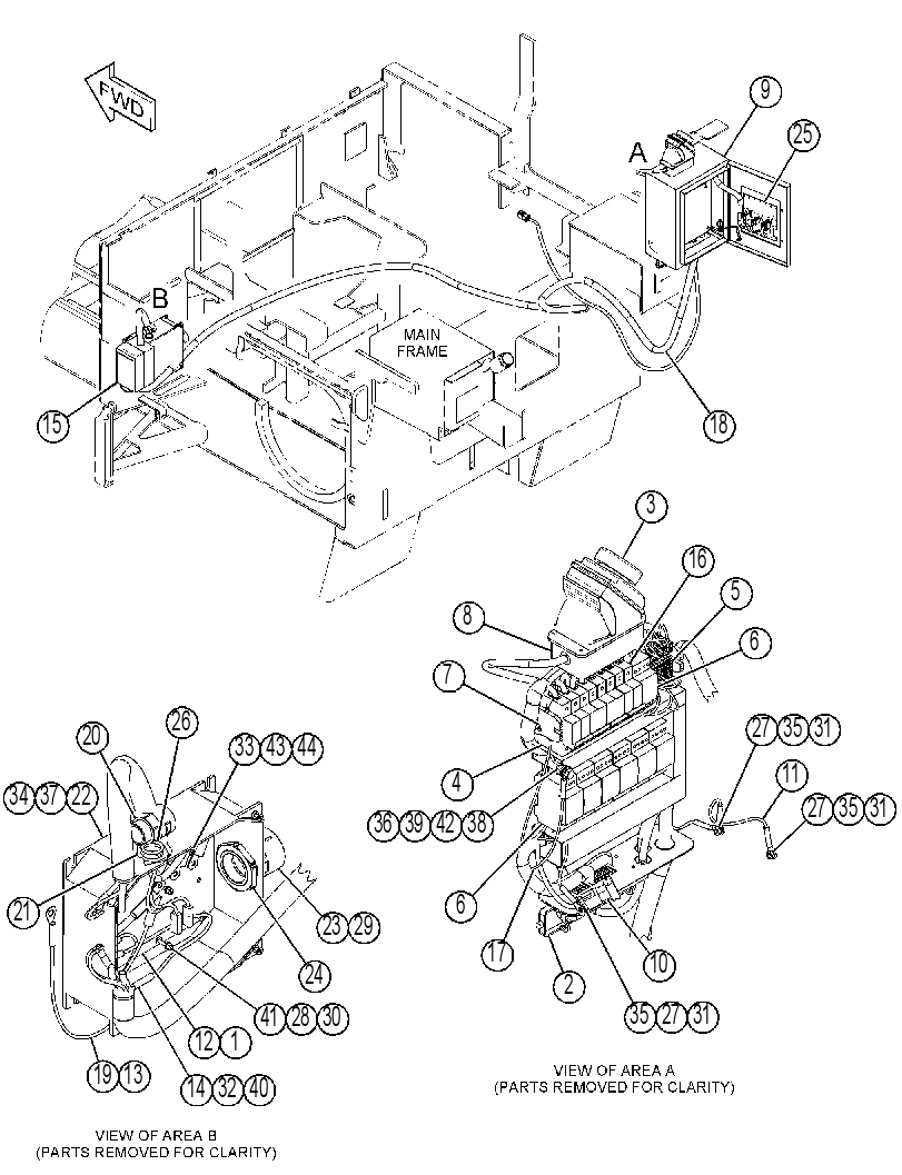 WIRING GP-POWER RECEPTACLE 4232580 CAT