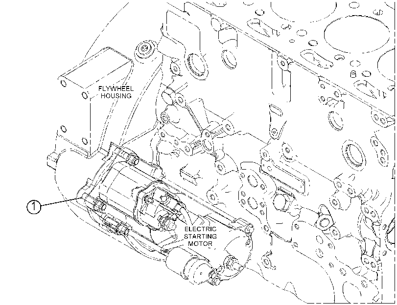 MOUNTING GP-STARTING MOTOR 4886691 CAT