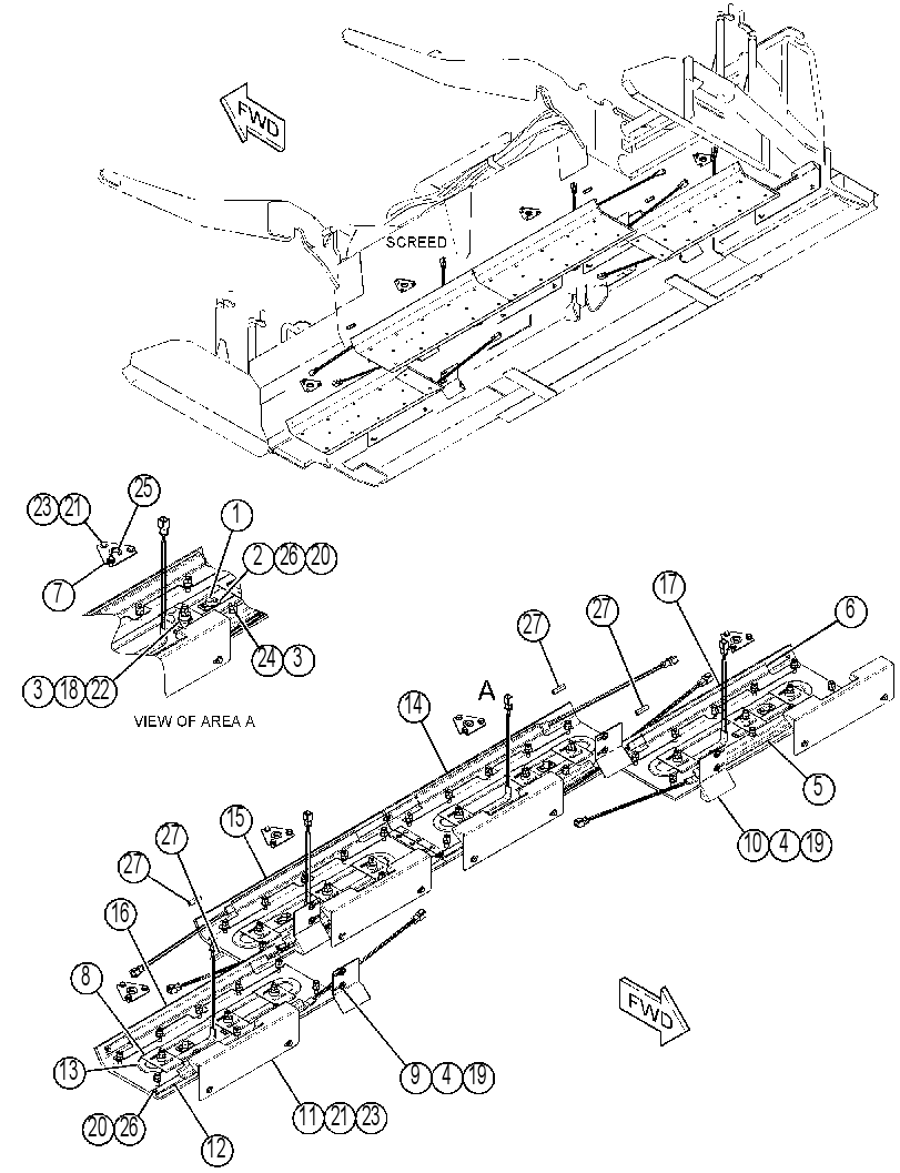 PLATE GP-SCREED 2769169 CAT