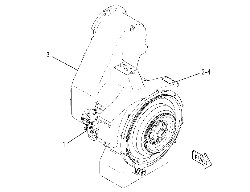 TORQUE CONVERTER & UPDRIVE AR 3104989 CAT