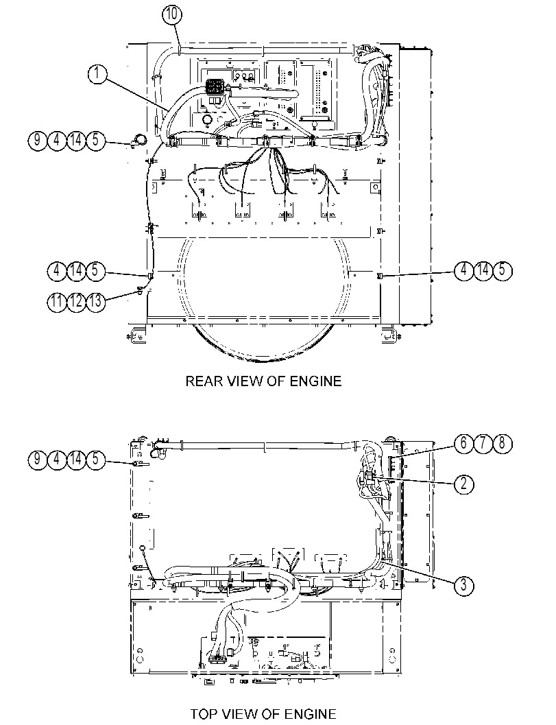 Проводка коробки 4517257 CAT