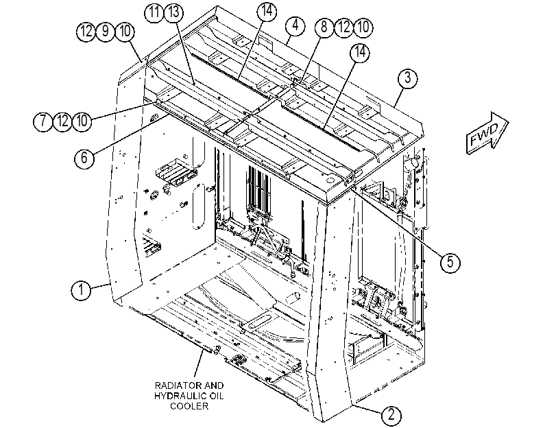 PANEL GP-RADIATOR GUARD 3894991 CAT
