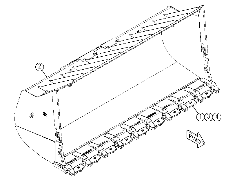 BUCKET GP-COAL 3894460 CAT