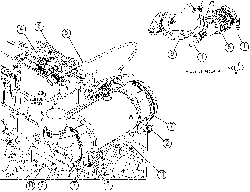 FILTER & MTG GP-DPF 4420631 CAT