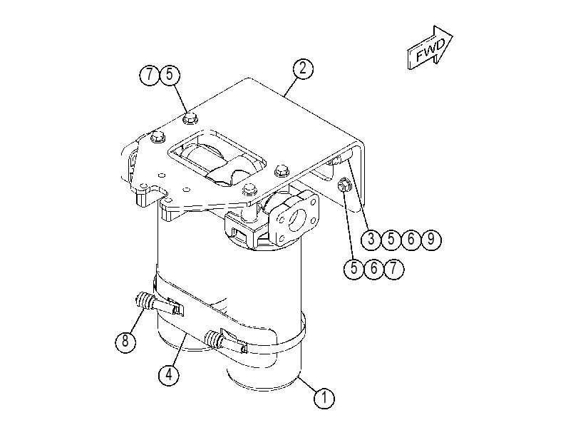 FILTER & MTG GP-STEERING 4762920 CAT