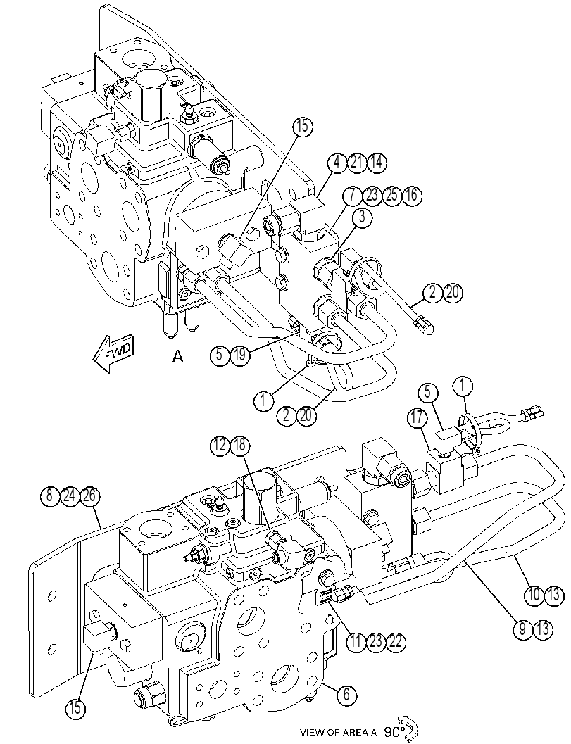 VALVE & MTG GP-STEERING 4362111 CAT