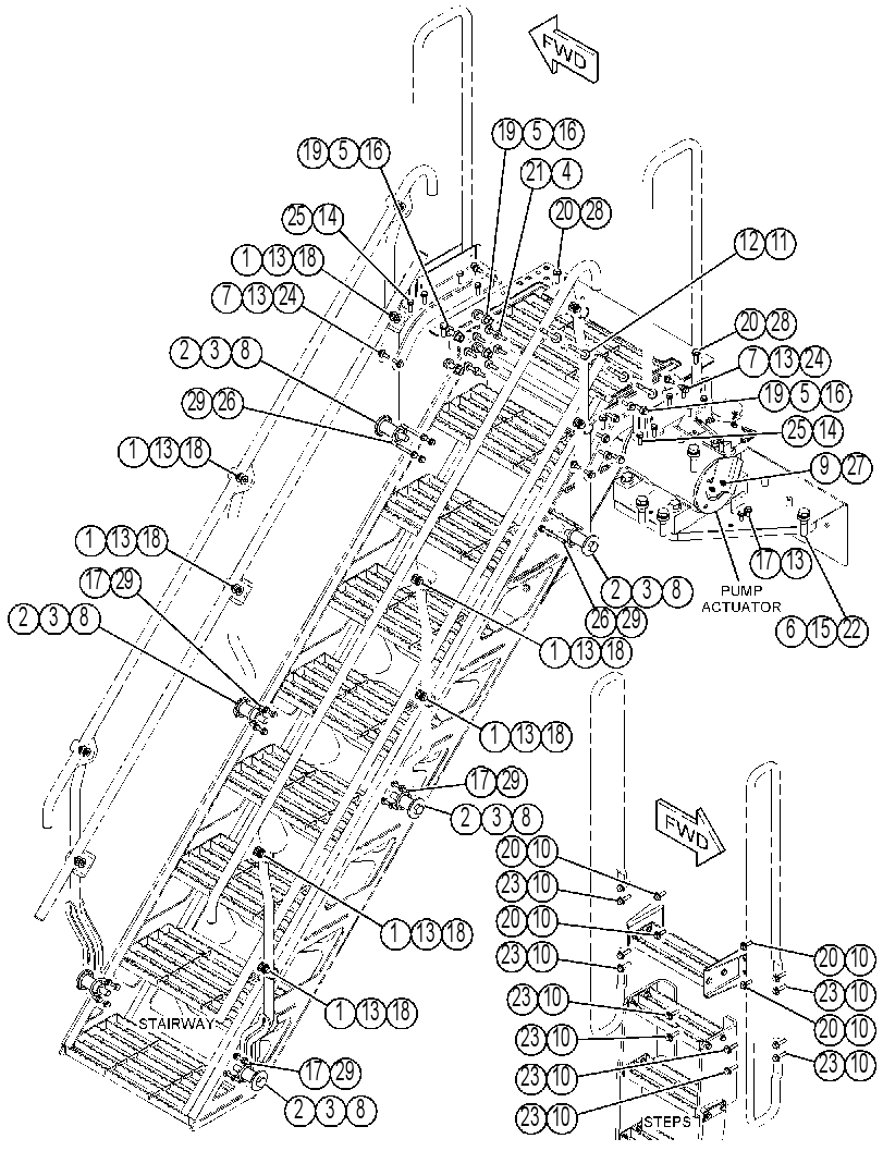 FASTENER GP-PLATFORM 4170876 CAT