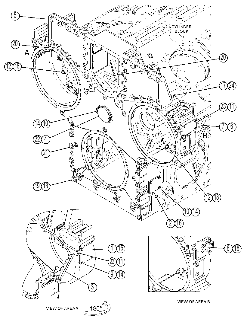 HOUSING GP-REAR 4618869 CAT