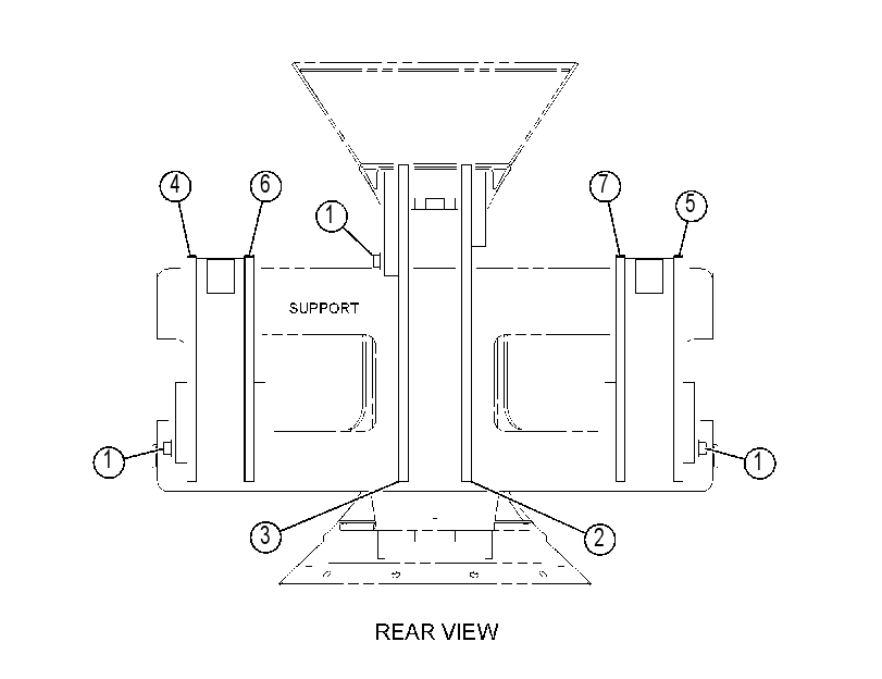 MOUNTING GP-BLADE 4443901 CAT