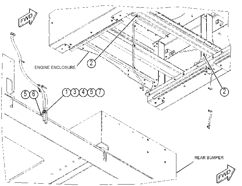 FASTENER GP-BOTTOM GUARD 4389605 CAT
