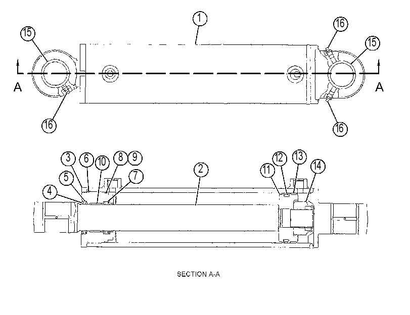 CYLINDER GP-BLADE 4443885 CAT