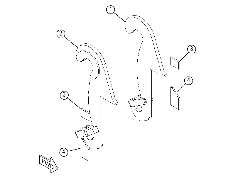 MOUNTING GP-BLADE 4443904 CAT