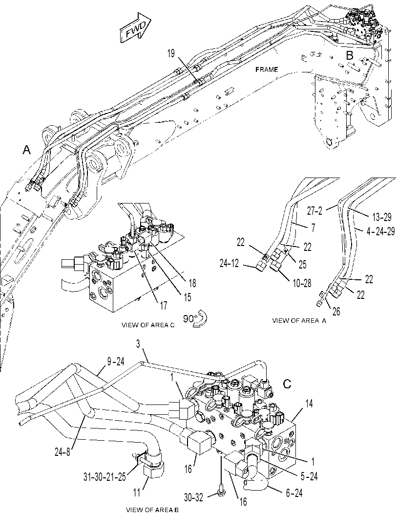 LINES GP-ALL WHEEL DRIVE 3052940 CAT