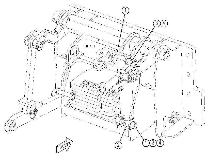 CYLINDER & MTG GP-LIFT 4785186 CAT