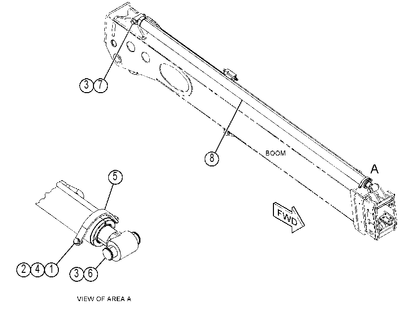CYLINDER & MTG GP-TELESCOPING 4838195 CAT