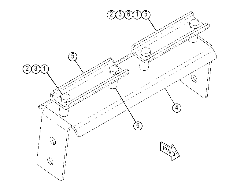 SUPPORT GP-LINES 4838216 CAT