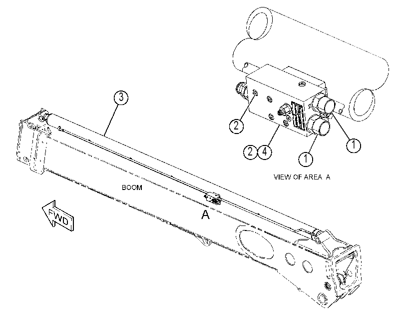 CYLINDER & VALVE GP-TELESCOPE 4838218 CAT