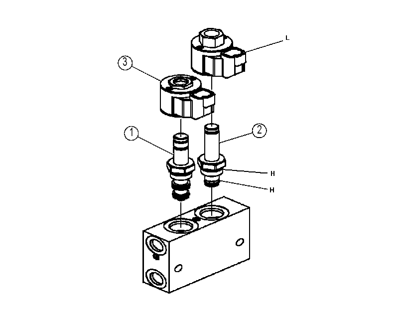 VALVE GP-PARKING BRAKE 4833000 CAT