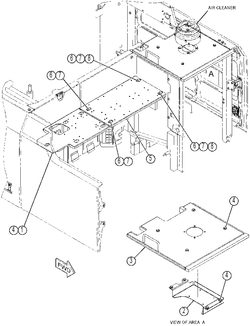 COVER GP-AIR CLEANER 4195227 CAT