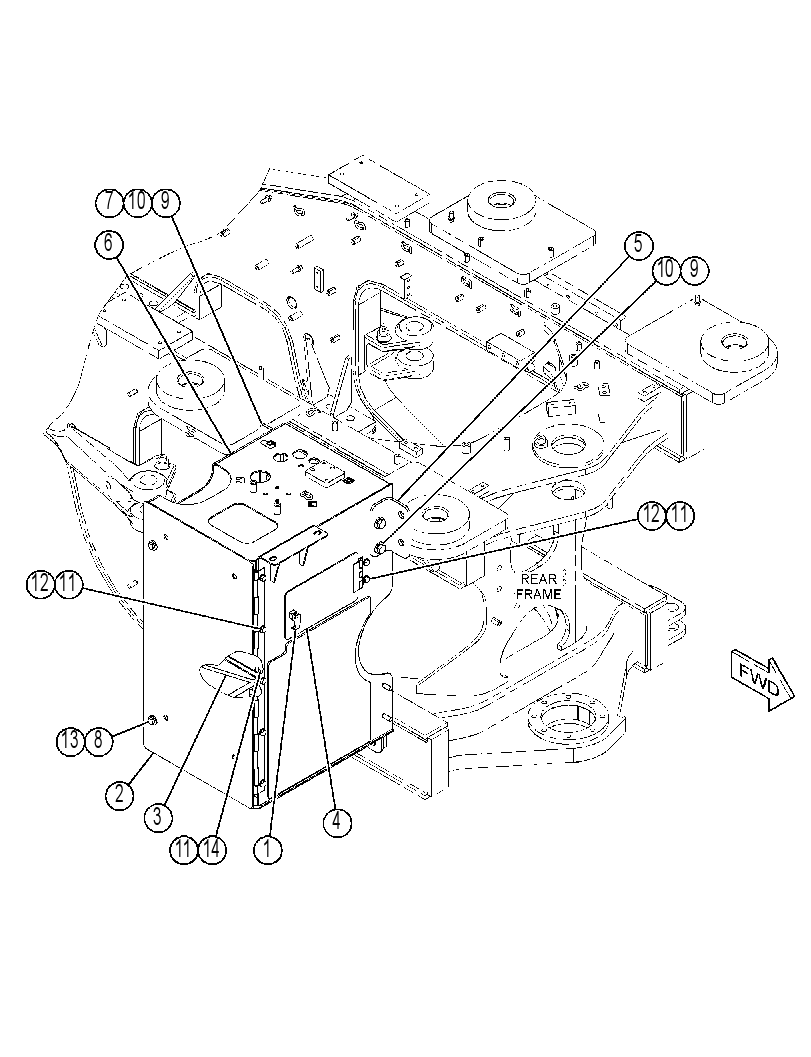 BOX GP-SERVICE CENTER 4519557 CAT