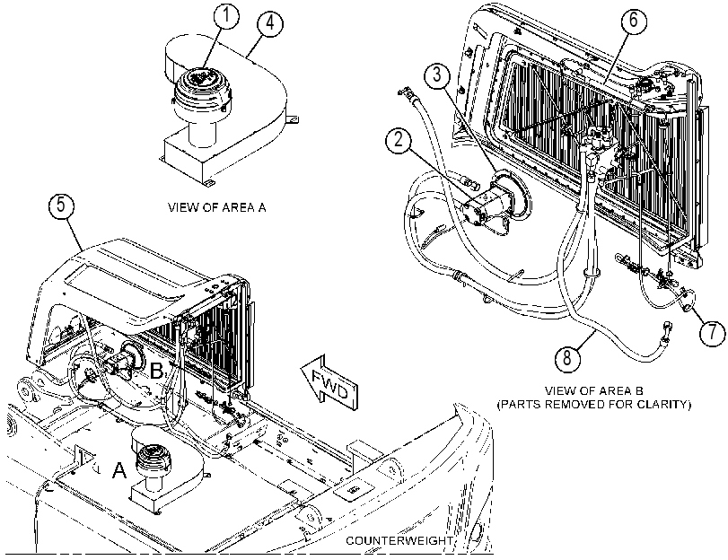 KIT-REVERSIBLE FAN 4870165 CAT