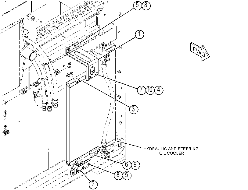 COOLER GP-AXLE OIL 3894661 CAT