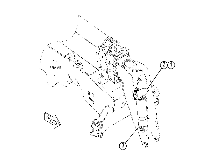 CYLINDER & MTG GP-TILT 4828486 CAT