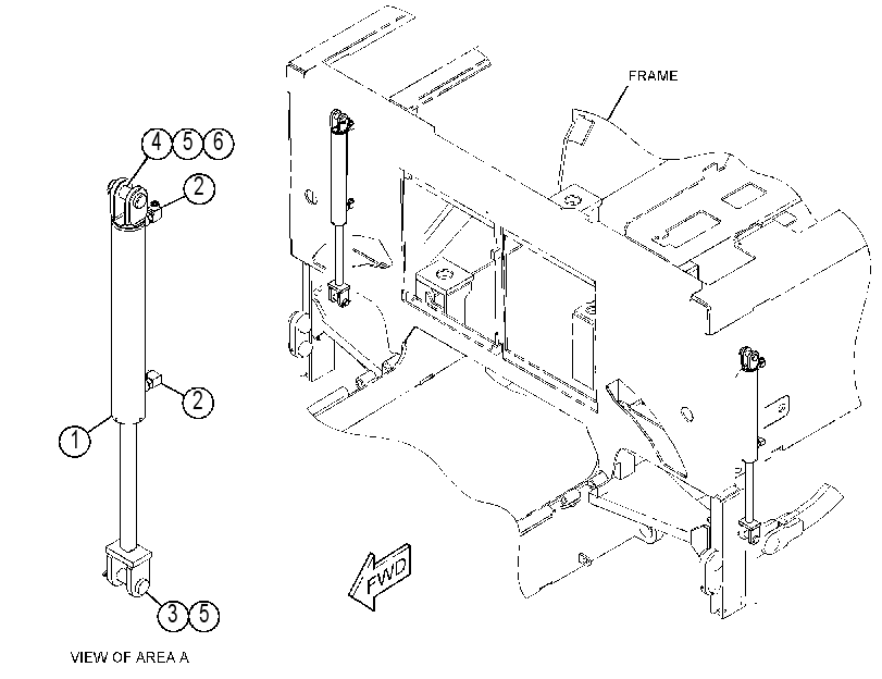 CYLINDER & MTG GP-TOW POINT 4336590 CAT