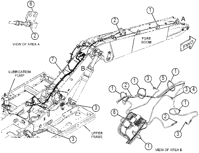 MOUNTING GP-LUBRICATION LINES 4781557 CAT